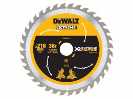 DEWALT Xtreme Runtime FlexVolt Circular Saw Blade 216mm x 30mm 36T £52.99